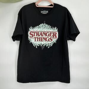 Stranger Things 3D T-shirt Black Size L